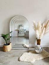 Load image into Gallery viewer, Arched Art Deco Mirror from W. &amp; J. Sloane
