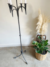 Load image into Gallery viewer, Wrought Iron Floor Candelabra
