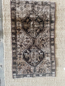 Vintage Hand Knotted Wool Rug