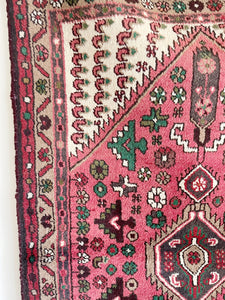 Vintage Hand-Knotted Wool Rug