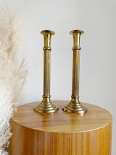 Load image into Gallery viewer, Column Brass Candle Sticks
