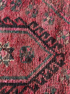 Vintage Hand Knotted Wool Rug
