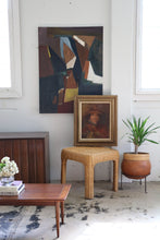 Load image into Gallery viewer, Vintage Wicker End Table
