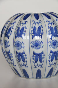 Blue and White Pottery Vase