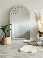 Load image into Gallery viewer, Arched Art Deco Mirror from W. &amp; J. Sloane
