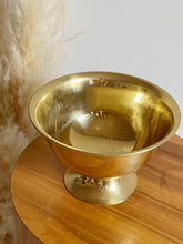 Load image into Gallery viewer, Brass Footed Fruit Bowl

