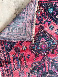 Vintage Hand Knotted Wool Rug