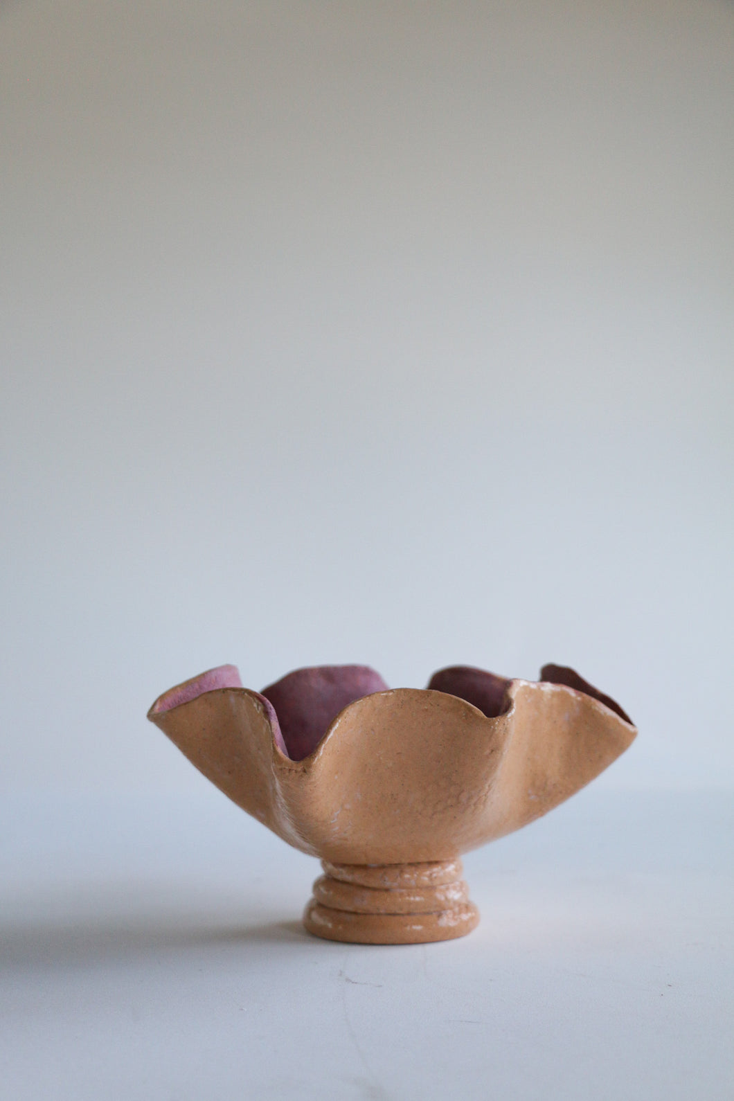 Handmade Ceramic Footed Bowl