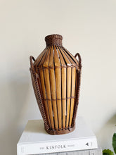 Load image into Gallery viewer, Rattan Vase
