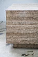 Load image into Gallery viewer, Mid Century Modern Travertine Coffee Table
