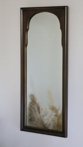 Vintage Walnut Wall Mirror