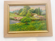 Load image into Gallery viewer, Vintage Landscape Oil Painting Circa 1961
