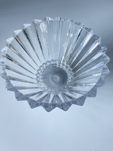 Load image into Gallery viewer, Vintage 1990s Regency Rosenthal Lead Crystal Blossom Fluted Decorative Centerpiece Bowl
