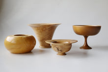 Load image into Gallery viewer, Hand Turned Hickory Wood Bowl
