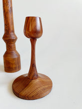 Load image into Gallery viewer, Set of 4 Wooden Candle Sticks
