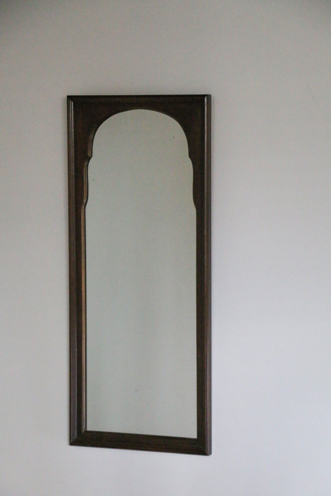 Vintage Walnut Wall Mirror