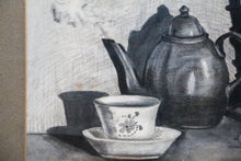 Load image into Gallery viewer, Vintage Charcoal Still Life Drawing
