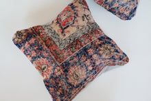 Load image into Gallery viewer, Pair of Hand-Knotted Wool Rug Pillows
