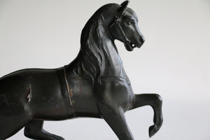 Antique Spelter Horse French

Clock Topper, c. late 1800's - early 1900's