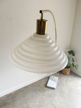 Load image into Gallery viewer, Vintage Italian Harvey Guzzini Style Brass &amp; Carrara Marble Arc Floor Lamp

