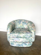 Load image into Gallery viewer, Mcm Floral Swivel Arm Chair
