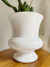 Load image into Gallery viewer, White Resin Planter
