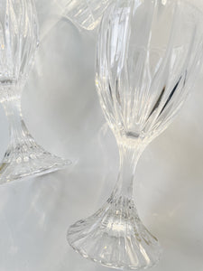 Set of Four Cyrstal Wine Glasses