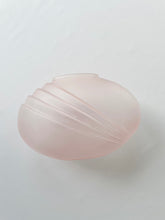 Load image into Gallery viewer, Frosted Blush Pink Art Deco Vase
