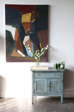 Load image into Gallery viewer, Antique Blue Painted Cabinet

