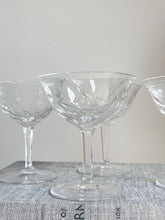 Load image into Gallery viewer, Set of 4 Crystal Coupe Glasses
