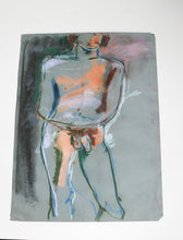 Load image into Gallery viewer, Original Vintage Pastel Drawing
