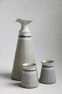 Stoneware Decanter & Cups