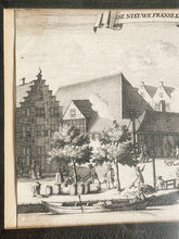 Load image into Gallery viewer, Framed Etching of Amsterdam circa 1693

