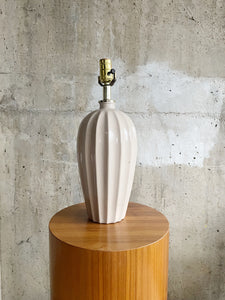Pink Glass Table Lamp