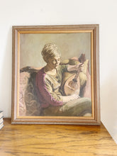 Load image into Gallery viewer, “Mrs. S. Stephand” Vintage Oil Portrait Signed Fishbern
