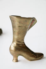 Load image into Gallery viewer, Brass Boot Vase

