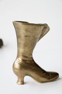 Brass Boot Vase