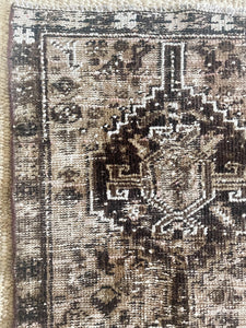 Vintage Hand Knotted Wool Rug