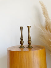 Load image into Gallery viewer, Pair of Brass Bud Vases
