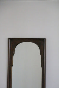 Vintage Walnut Wall Mirror