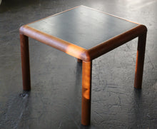 Load image into Gallery viewer, Mid Century Modern D Scan Teak Side Table
