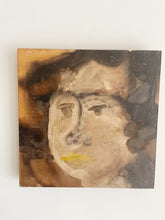 Load image into Gallery viewer, Vintage Oil Portrait on Board

