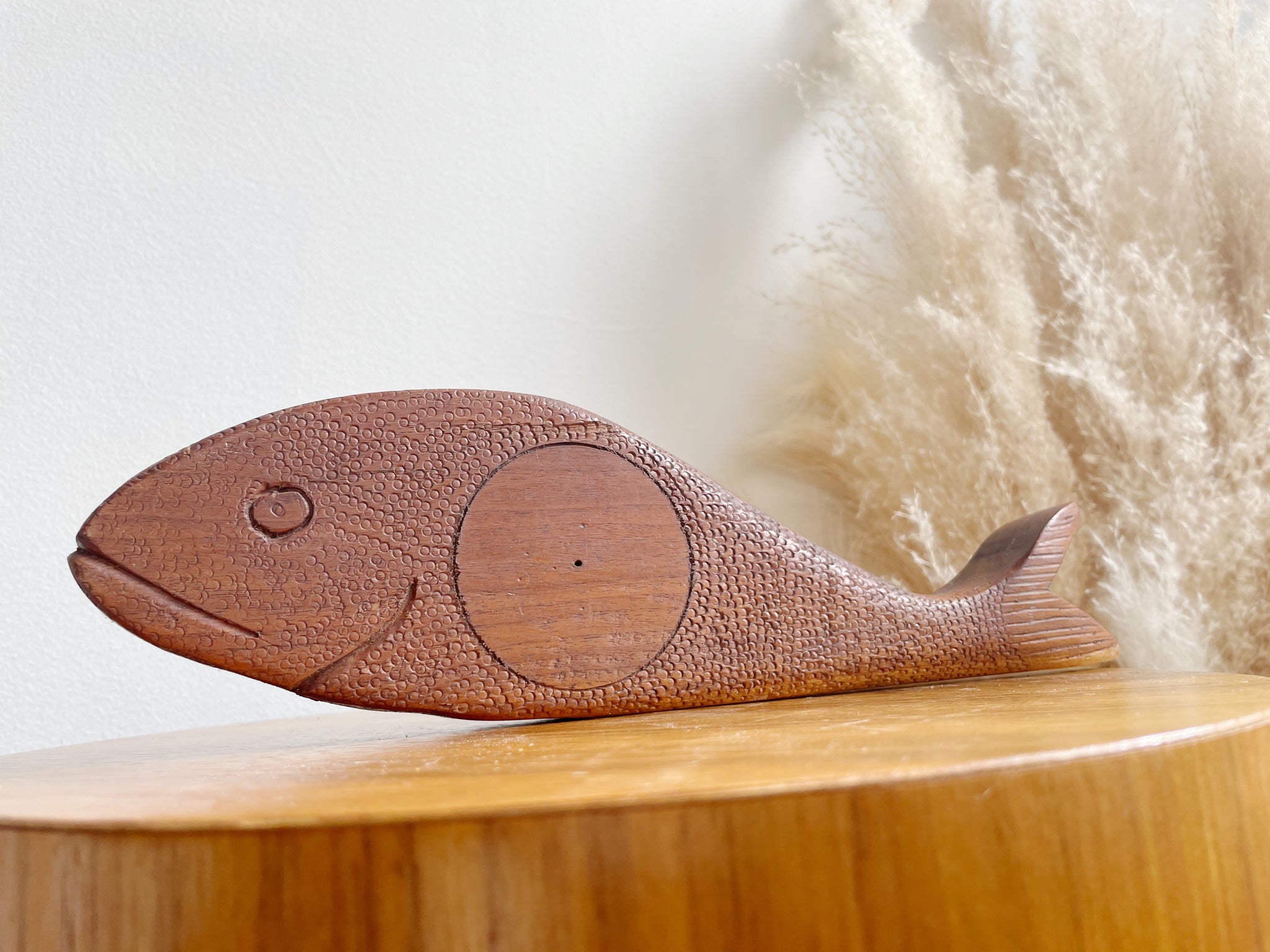 Wooden fish decor deals