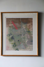 Load image into Gallery viewer, Framed Vintage Abstract Painting

