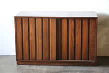 Load image into Gallery viewer, Sligh Mid Century Modern Walnut Sliding Door Credenza / Dresser
