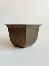 Load image into Gallery viewer, Large Brass Planter
