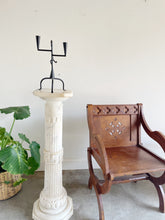 Load image into Gallery viewer, Wrought Iron Candelabra with Candle Snuffer
