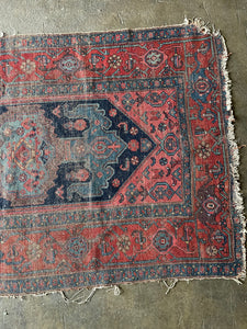 Antique Hand-knotted Wool Rug