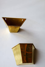 Load image into Gallery viewer, Pair of Brass Wall Planters

