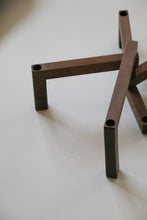 Load image into Gallery viewer, Wooden Handmade Mid Century Modern Candelabra
